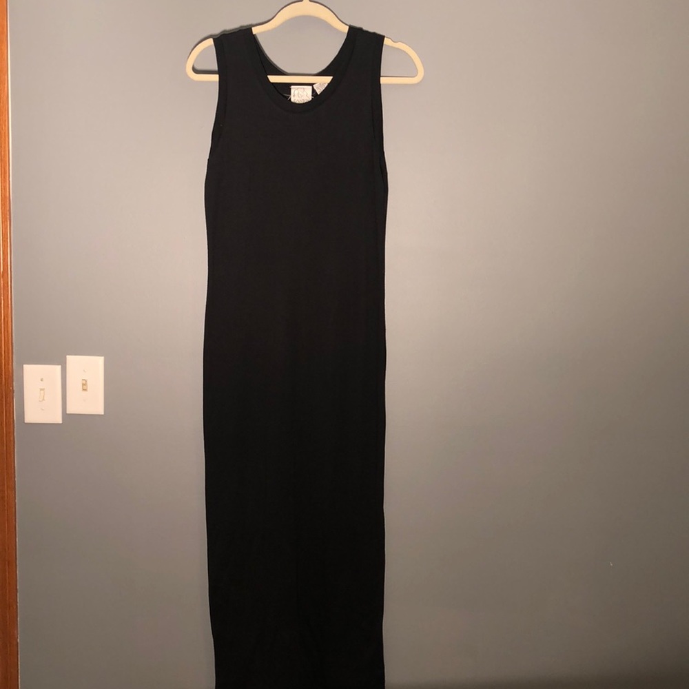 Long black dress!